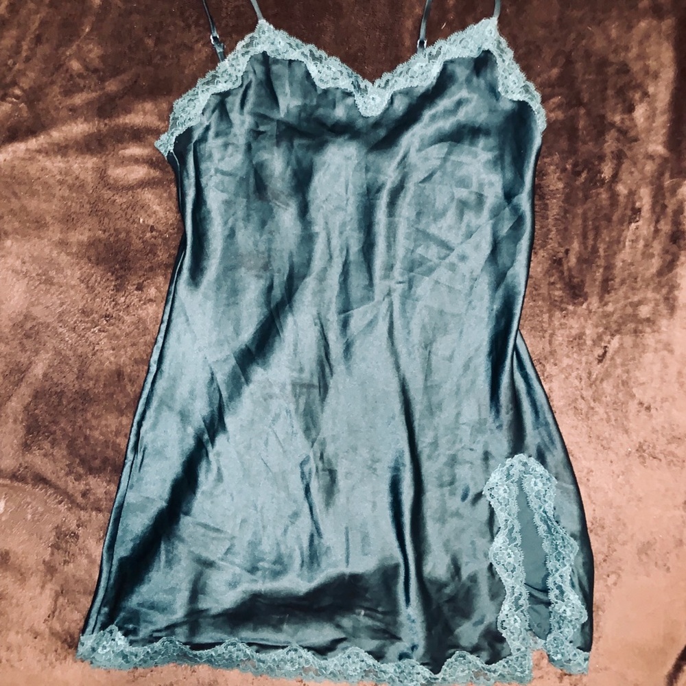 COPY - Victoria’s Secret Silky Green Short Slip - small